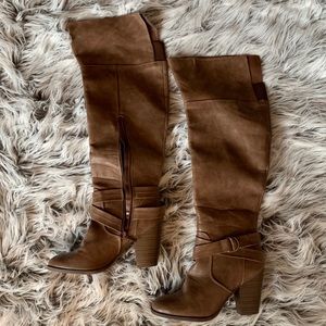 NWOT Brown Over the Knee Boot